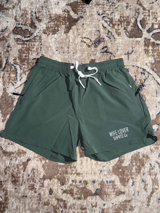 Large Green Sport Shorts