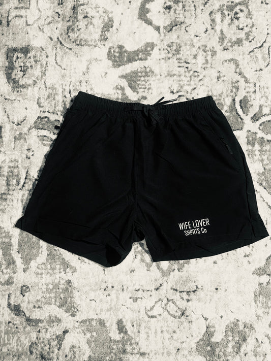 Large Black Sport Shorts